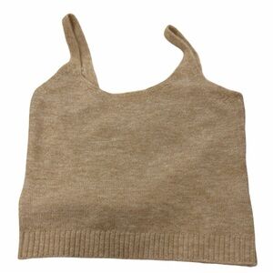 IT’S OUR TIME * Tan Knit Sweater Tank
Women’s Small 
Cashmere look 
Fuzzy Soft